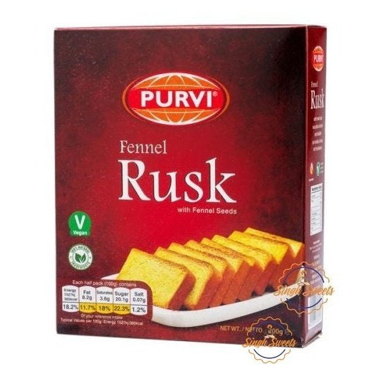 Purvi Fennel Rusk 200G