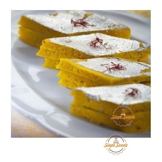 Kesar Kaju katli Indian Sweet