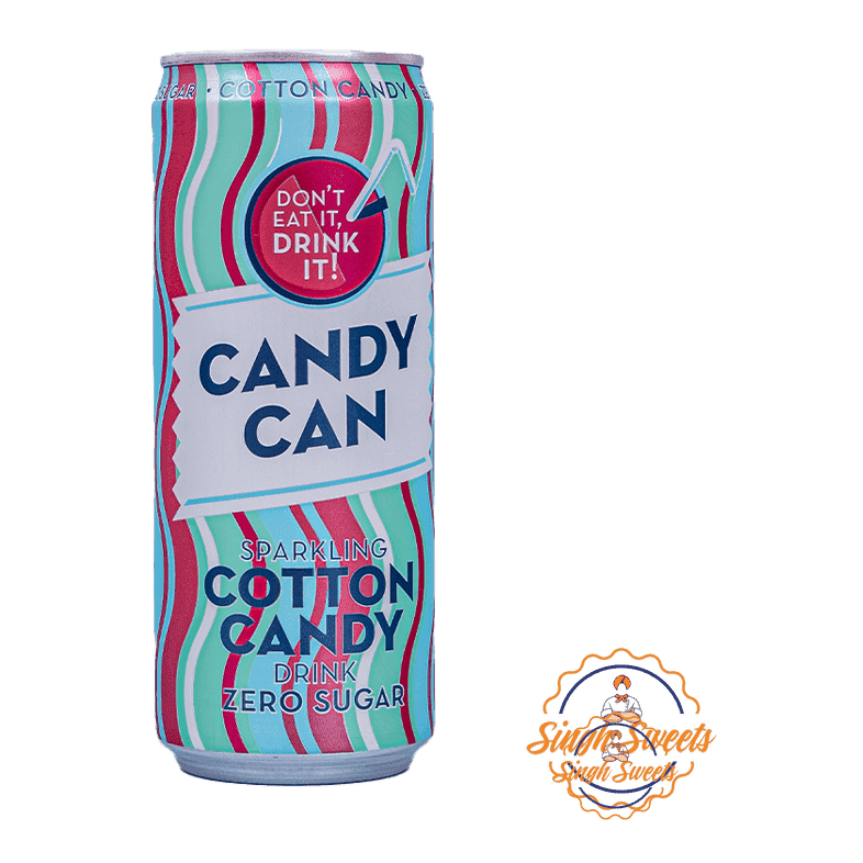Candy Can Sparkling Cotton Candy Soda