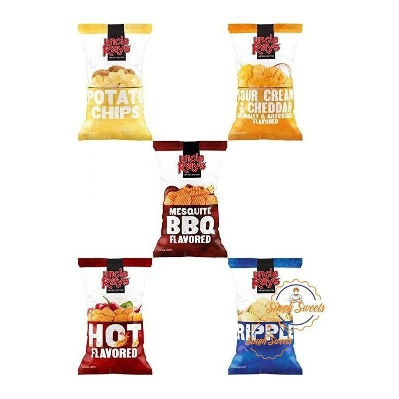 Uncle Rays Multiple Flavours Chips Pack of 1