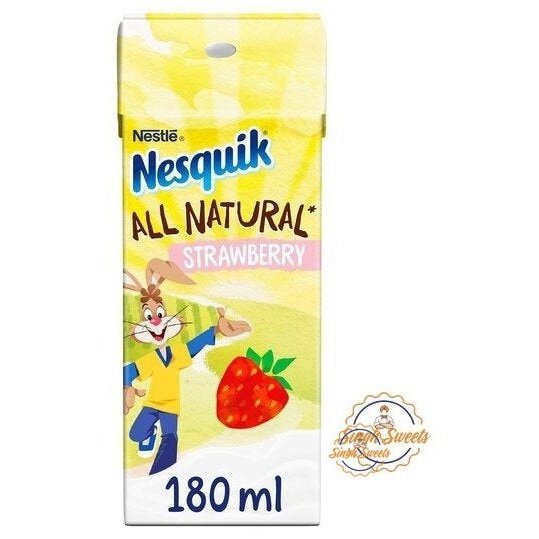Nesquik All Natural Strawberry Flavour Milk Drink