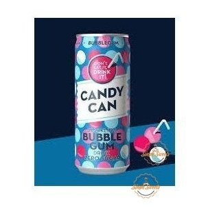 Candy Can Sparkling Bubble Gum Soda