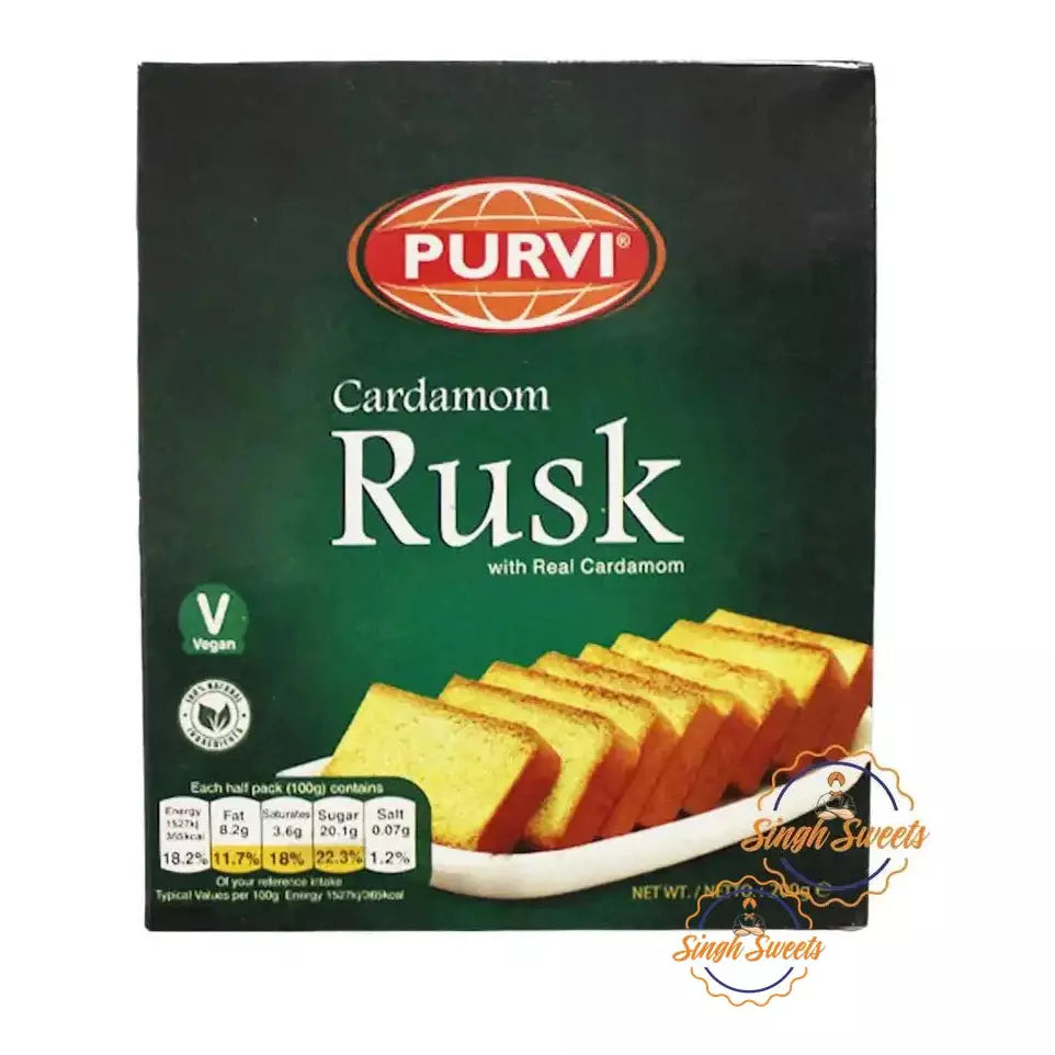 Purvi Cardamom Rusk 200G